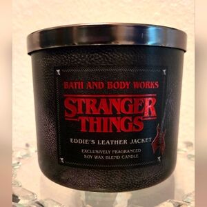 Stranger Things Eddie's Leather Jacket Candle • 3 Wick